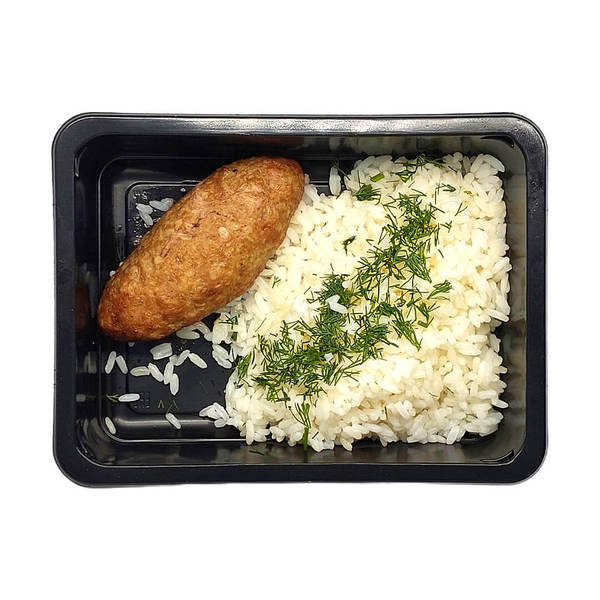 Люля-кебаб из говядины с рисом